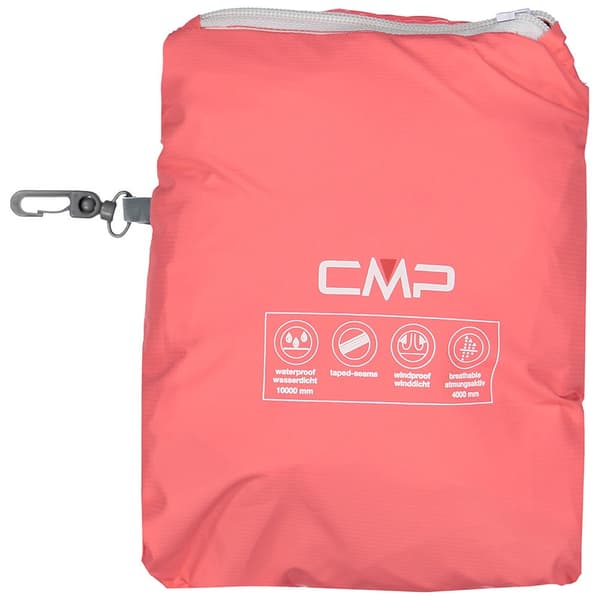 Cmp Poncho Fix Hood 32x5846 Rosa L Kvinde
