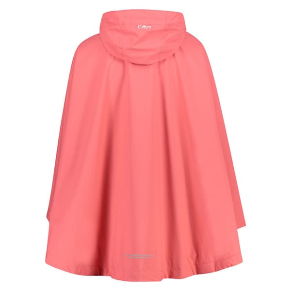 Cmp Poncho Fix Hood 32x5846 Rosa L Kvinde