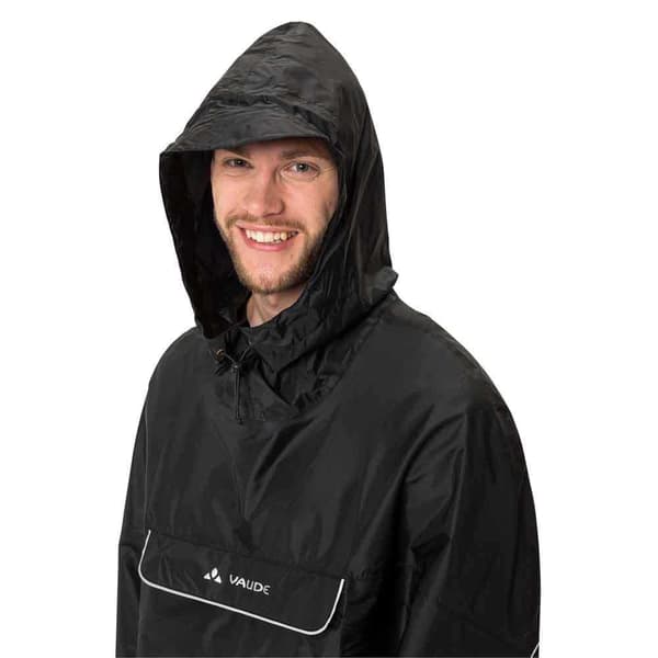 Vaude Bike Vandtæt Poncho Valdipino Sort M Mand