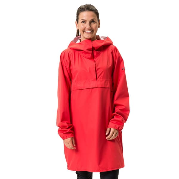 Vaude Bike Vandtæt Poncho Comyou Coat Rød S Mand