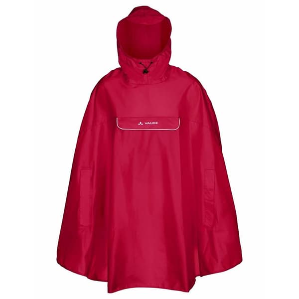 Vaude Bike Vandtæt Poncho Valdipino Rød S Mand