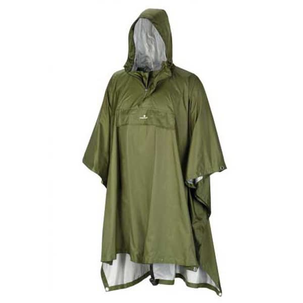 Ferrino Poncho Todomodo Ripstop Grøn S-M Mand