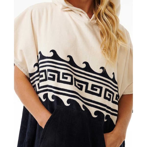 Rip Curl Mixed Poncho Beige  Kvinde