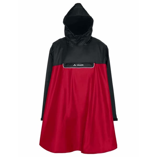 Vaude Bike Valero Vattentät Poncho Röd S Man