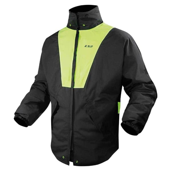 Ls2 Textil X-rain Regnfrakke Sort S Mand