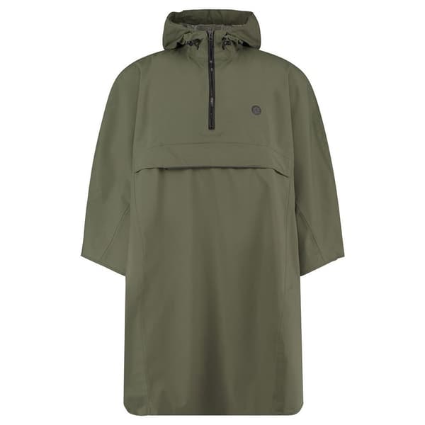 Agu Go Grant Essential Vandtæt Poncho Grøn  Mand