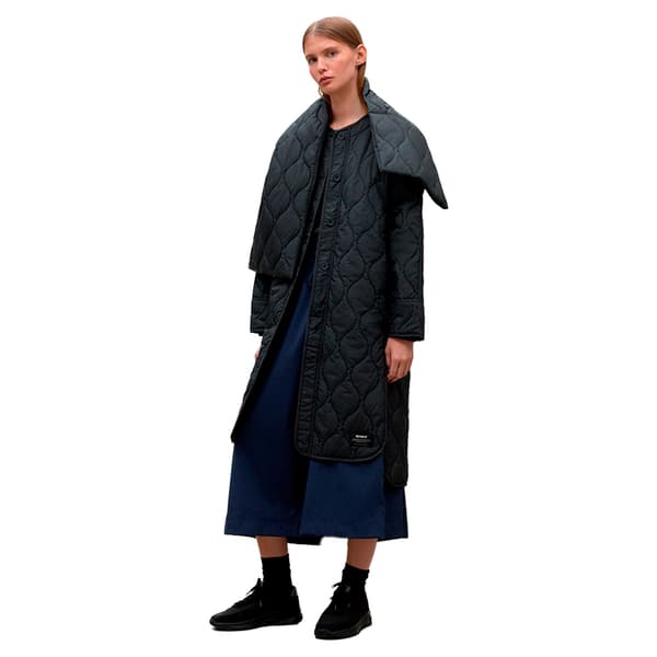 Ecoalf Lezna Poncho Svart S Kvinna