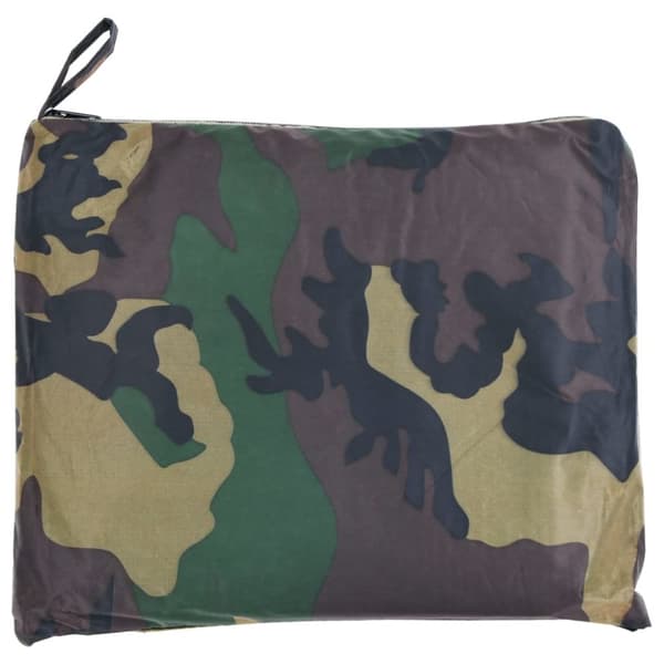 Regnställ med Huva Herrar Tvådelat Camouflage L