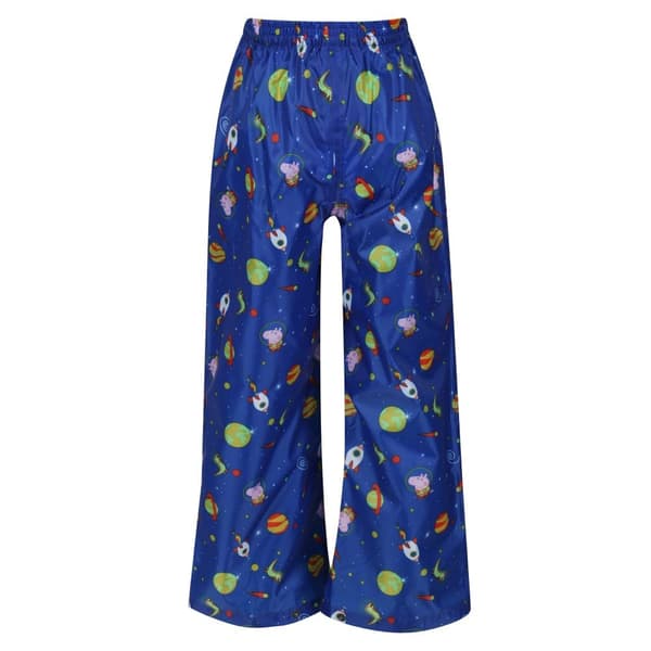 Regatta Childrens/Kids Cosmic Peppa Pig Waterproof Over Trousers