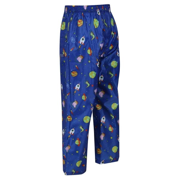 Regatta Childrens/Kids Cosmic Peppa Pig Waterproof Over Trousers