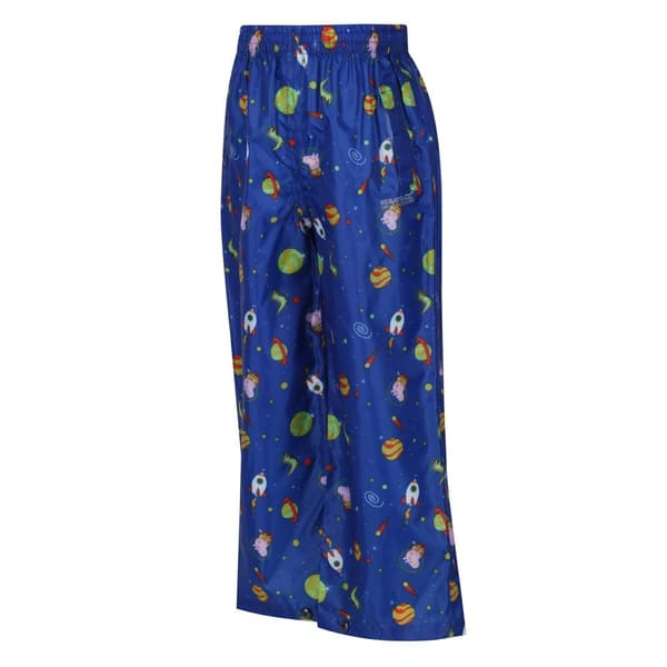 Regatta Childrens/Kids Cosmic Peppa Pig Waterproof Over Trousers