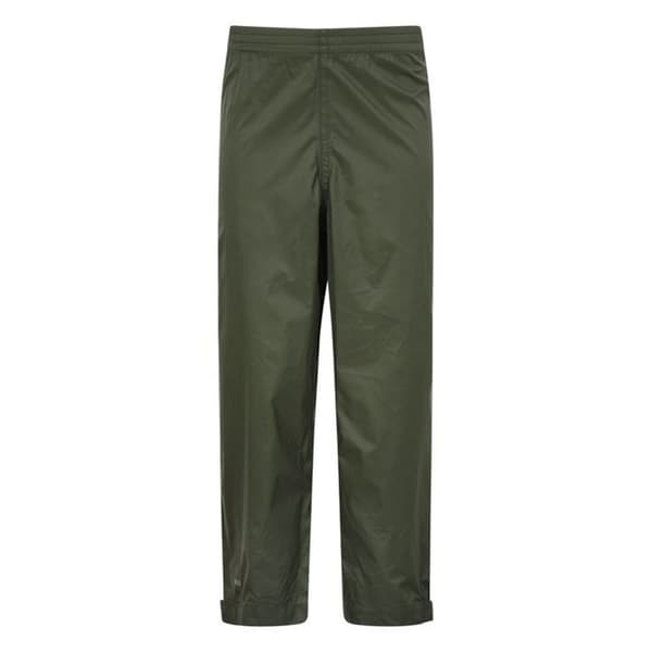 Mountain Warehouse Childrens/Kids Pakka Waterproof Over Trousers Khaki 11-12 Years