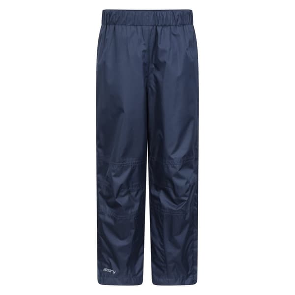 Mountain Warehouse Childrens/Kids Spray II Waterproof Over Trousers Navy 7-8 Years