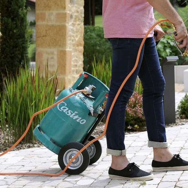 Hozelock Trolley för gasflaskor Svart 428461