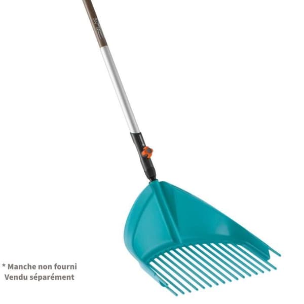 GARDENA Combisystem® 3-i-1 spadekratta - Förstärkt solid plast - 16 tänder - Multifunktion - 25 års garanti