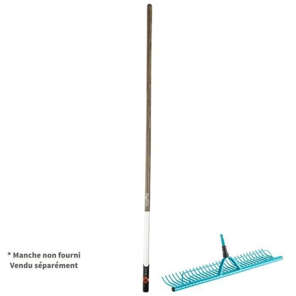 Combisystem® GARDENA gräskratta - 60 cm - 32 tänder - Robust stål - 25 års garanti