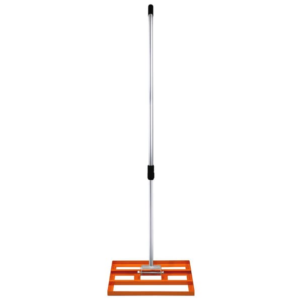 Lawn Leveller & Aerator Manual Grass Roller 3.8cm Spikes 50cm or 100cm x 32cm Levelling Rake Lute Removable Dual Purpose Extendable Handle 1.15 - 1.9m