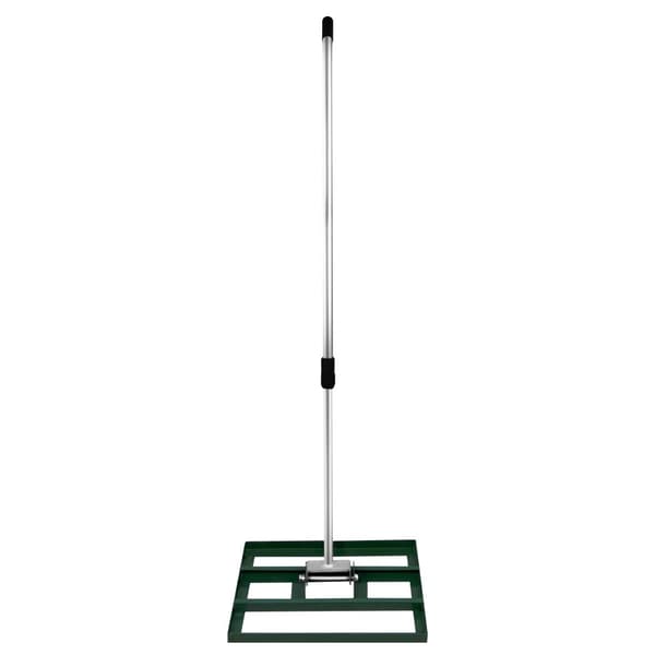 Lawn Leveller & Aerator Manual Grass Roller 3.8cm Spikes 50cm or 100cm x 32cm Levelling Rake Lute Removable Dual Purpose Extendable Handle 1.15 - 1.9m