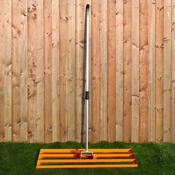 Græsplanudjævner & Lufter Manuelt Græs Rulle 3,8cm Spikes 50cm eller 100cm x 32cm Udjævningsrive Fjernbar Dobbeltfunktion Forlængeligt Håndtag 1,15 -