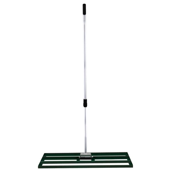 50 cm or 100 cm Gräsutjämnare & Manuell Gräsmatteluftare med 3.8 cm Spikar | Utjämningsräfsa | Avtagbart Teleskophandtag 1.15 - 1.9 m | Lätt Grepp | T