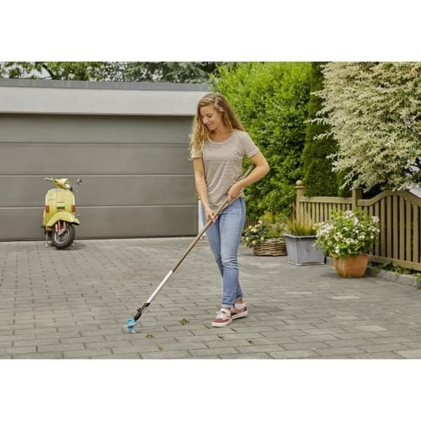 GARDENA 2-i-1 combisystem® uppfart och terrass ogräsmaskin – Blad och kniv i rostfritt stål – Utbytbart blad – 25 års garanti (3607-20)