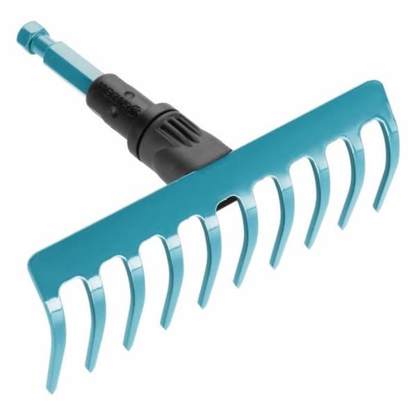 GARDENA Combisystem® trädgårdskratta - Robust stål - 18,5 cm - 10 tänder - 25 års garanti