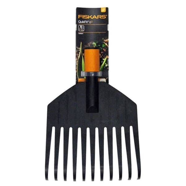 Liten lövkratta - FISKARS - Quikfit™ - 11 tänder - PBT - 220 mm bredd