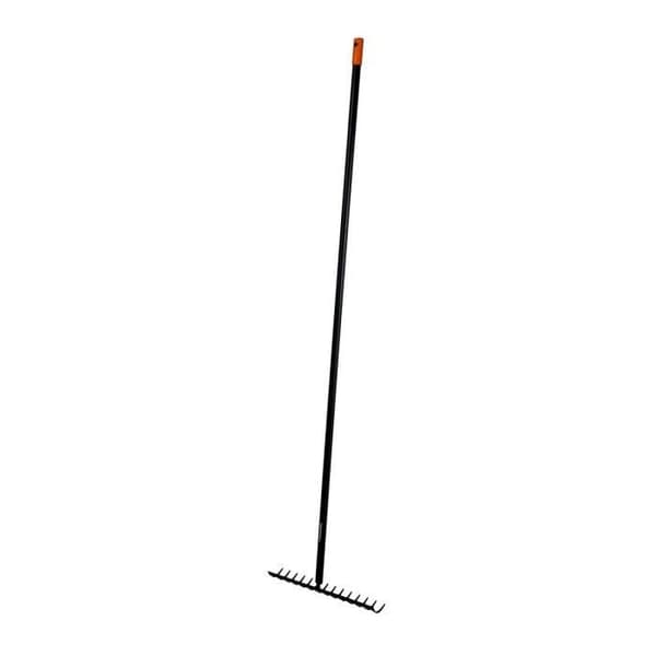 Solid™ 14-pinnars böjda pinnkratta - FISKARS - Idealisk för att förbereda rabatter och kratta grenar