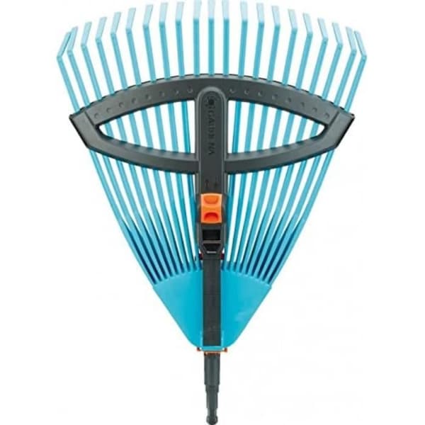 Combisystem® GARDENA justerbar gräskvast - Förstärkt plast - 22 tänder - Gräskratta - 25 års garanti