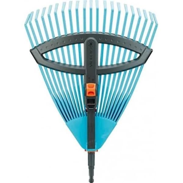 Combisystem® GARDENA justerbar gräskvast - Förstärkt plast - 22 tänder - Gräskratta - 25 års garanti
