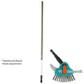 Miniatyrbild 2 av 5: GARDENA 3-i-1 combisystem® ogräsmaskin för stigar och terrasser – Rostfritt stålblad – Solid blad – Metallborste – 25 års garanti (3608-20)