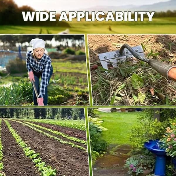 Bomclap 7-tandad Trädgårdsgrepe, Mångsidigt Ograsverktyg för Ograsrensning, Jordlösning och Sådd