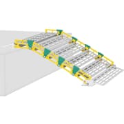 Kørestolsrampe - transportabel - 500 kg - 1050 x 762 mm