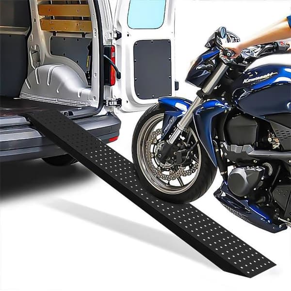 Lastbrygga - XMTECH - 2-pack - Galvaniserat Stål - Max 400 kg - Halkfri 135x23x4,5cm