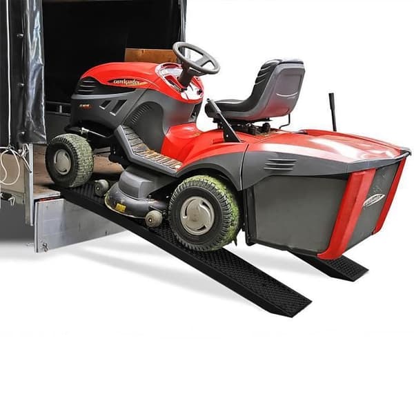 Lastbrygga - XMTECH - 2-pack - Galvaniserat Stål - Max 400 kg - Halkfri 135x23x4,5cm