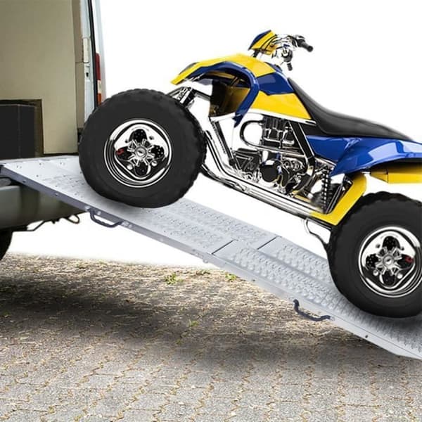 Laddningsrampe - XMTECH - Pack om 2 - Galvaniserat stål - 400 kg - Sklisäker