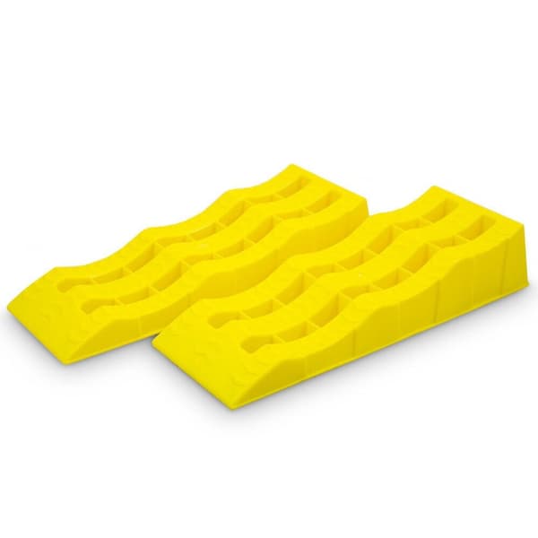 Sæt med 2 stk Ramper til HDPE personbiler, 3 niveauer