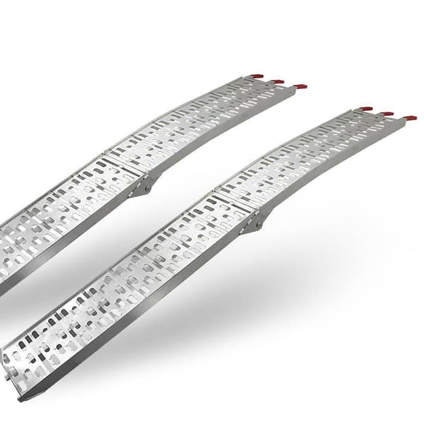 Sæt/sæt ramper til Quad/traktor 680kg Alu ramper/skinner