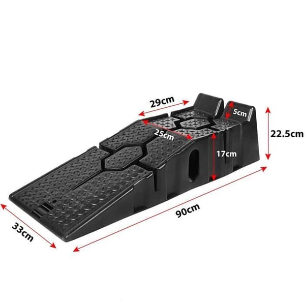 2-pack Lastramp Plastramp Uppfart Lyftplattform Lyftplattform 2500 kg Last