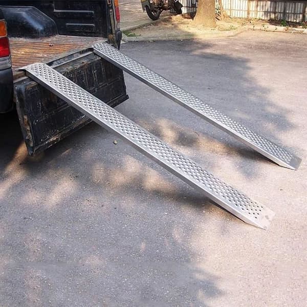 YUENFONG 2 x Aluminium Lastramp Motorcykelramp Lastramp Lastramp för lastskena