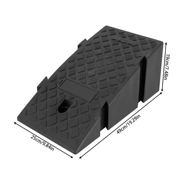 Plastlastramper, halkfri design, kompakt storlek,Svart
