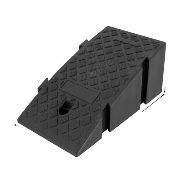 Plastlastramper, halkfri design, kompakt storlek,Svart