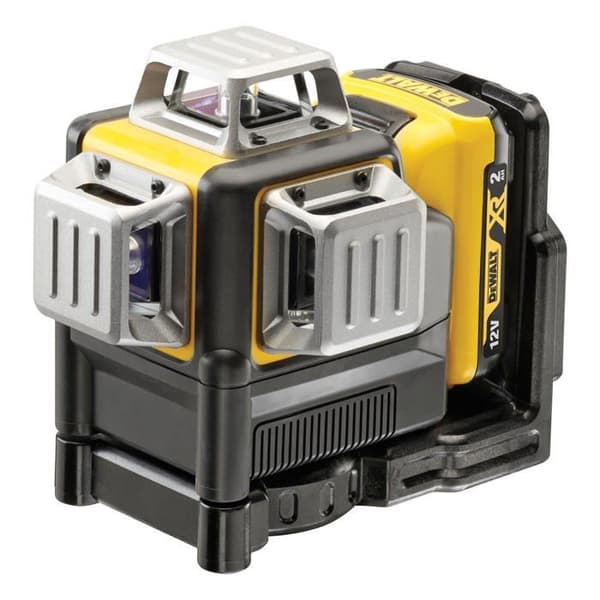 Lasernivå - DEWALT - XR DCE089D1R - 3x360° - Självnivellerande - 50 m räckvidd