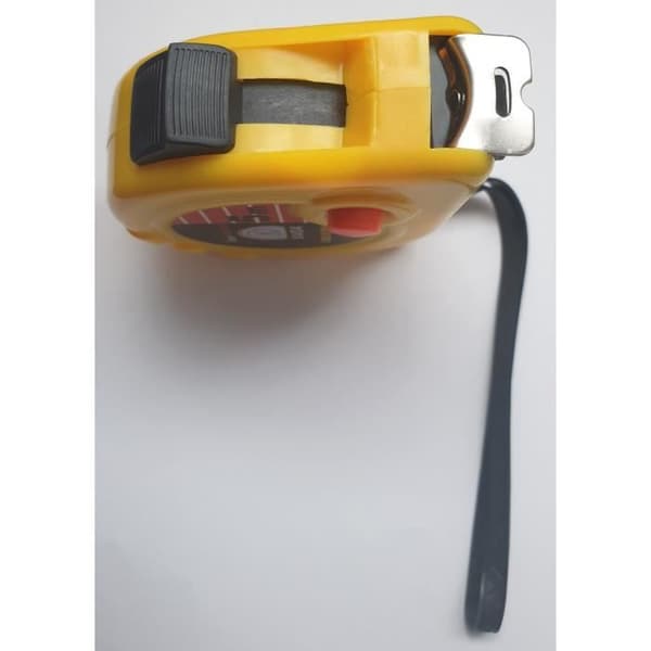 KAIDA måttband - 5m med propp + trim - gul