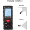 Miniatyrbild 3 av 4: 60M digital laseravståndsmätare, atolla lasermätare med 2 bubbelnivåer och mute-funktion, självkalibrering och kontinuerlig mätning,[10]