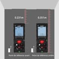 Miniatyrbild 4 av 4: 60M digital laseravståndsmätare, lasermätare med 2 bubbelnivåer och mute-funktion, självkalibrering och kontinuerlig mätning, display [111]