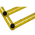Miniatyrbild 2 av 3: Multifunktionell veckregel - Ej specificerad - 100-250MM - Plast - Gul - Vinkelmätare
