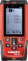 Miniatyrbild 1 av 4: Längd (avståndsmätare - lasermätare) Hilti - 2062050 - Medidor laser PD-E Röd