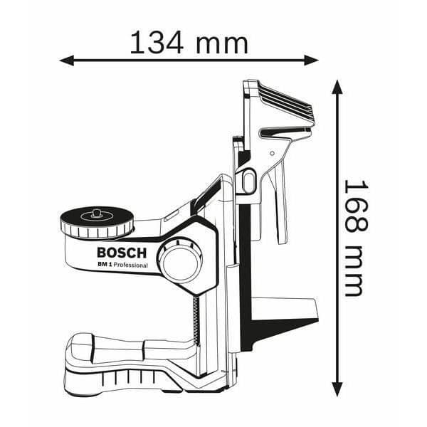 Bosch Professional BM1 uppgraderingstillbehör, universallösning för alla linjelasrar - 0601015A01