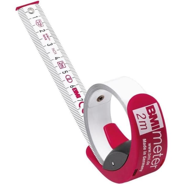 Måttband 2 m BMI 429241011 Rostfritt stål
